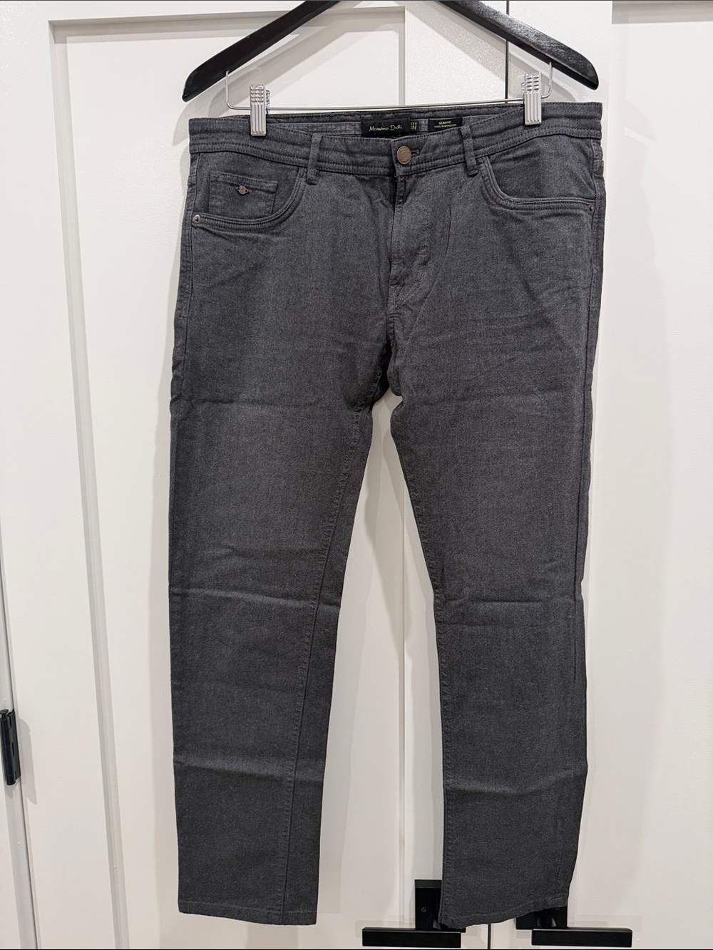 Massimo Dutti Charcoal Gray Chinos